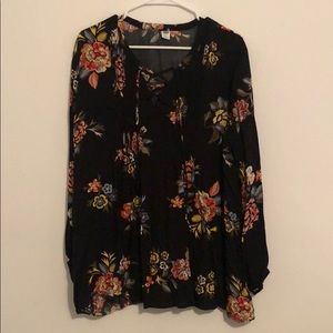 Floral Old Navy Blouse